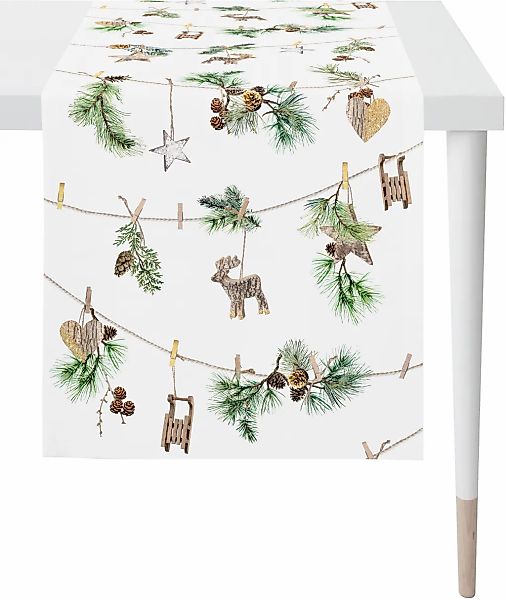 APELT Tischläufer "9532 WINTERWELT, Weihnachtsdeko, Weihnachten" Digitaldru günstig online kaufen