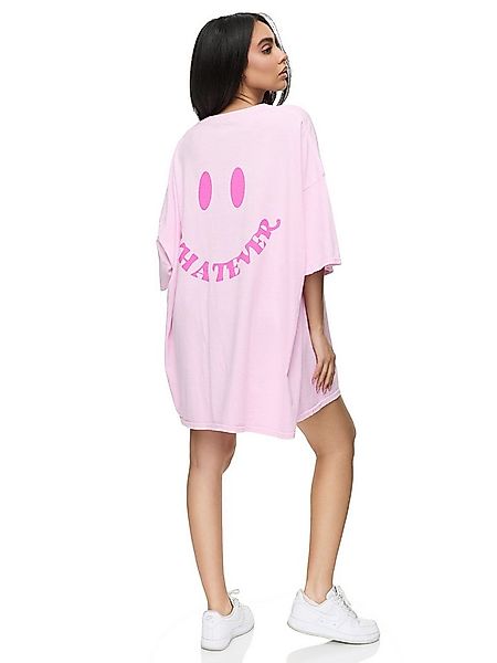 Worldclassca T-Shirt Worldclassca Oversized Print WHATEVER Vintage T-Shirt günstig online kaufen