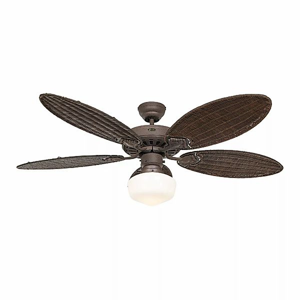 CASAFAN Deckenventilator Classic Royal 132 cm Braun Antik Flügel Rattan Ant günstig online kaufen