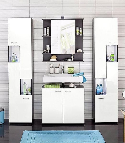 welltime Hochschrank "Tias" Hochschrank mit 4 Einlegeböden - (B/T/H) 40/30/ günstig online kaufen