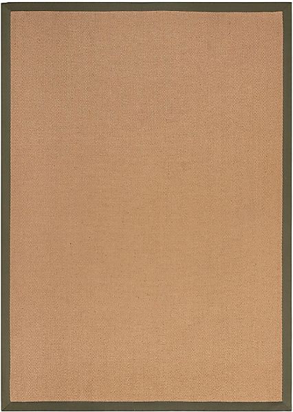 FLAIR RUGS Teppich "Kira mit Fischgrätmuster, aus Jute" rechteckig 3 mm Höh günstig online kaufen