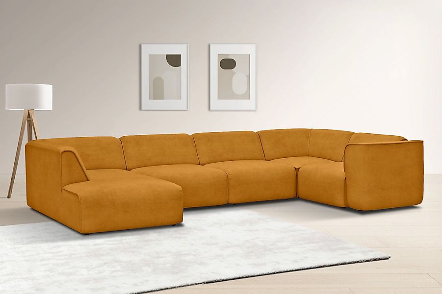 OTTO home Wohnlandschaft "Merid U-Form, jederzeit durch Module erweiterbar, günstig online kaufen