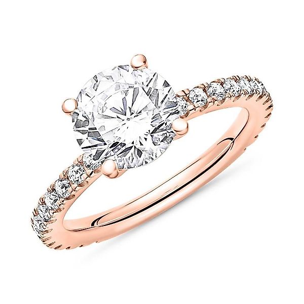 JEWLIX Verlobungsring Rosévergoldeter 925er Silber Verlobungsring günstig online kaufen