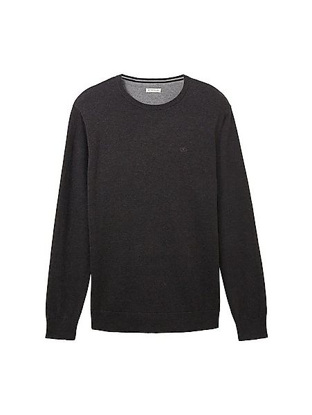 TOM TAILOR Sweatshirt Basic Crew Neck Sweater (1-tlg) günstig online kaufen