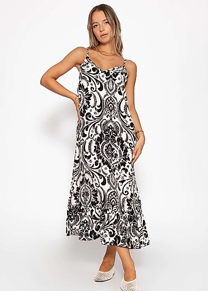 SASSYCLASSY Minikleid Maxi Kleid mit Paisley-Print günstig online kaufen