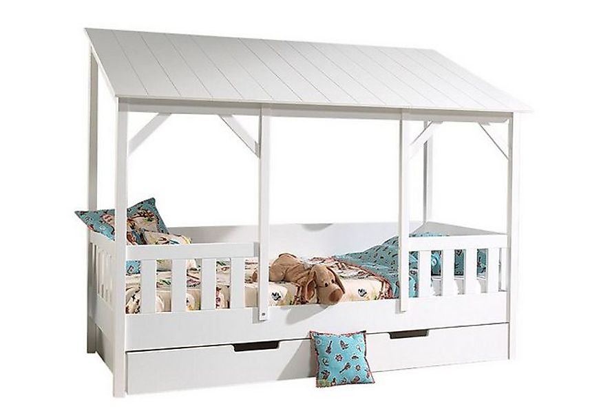 58 aufm Kessel Kinderbett Hausbett Katee 214x105x174 Kinderbett in Hausopti günstig online kaufen