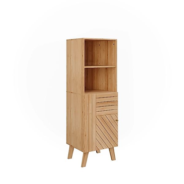 Vicco Midischrank Lucie Bambus 40 x 124 cm günstig online kaufen