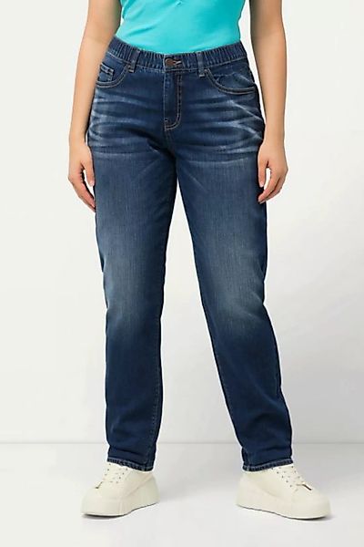 Ulla Popken Regular-fit-Jeans Boyfriend-Jeans 5-Pocket-Hose Komfortbund günstig online kaufen