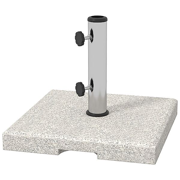 Outsunny Sonnenschirmständer für den Garten 25kg für Pfosten mit Ø32mm, Ø38 günstig online kaufen
