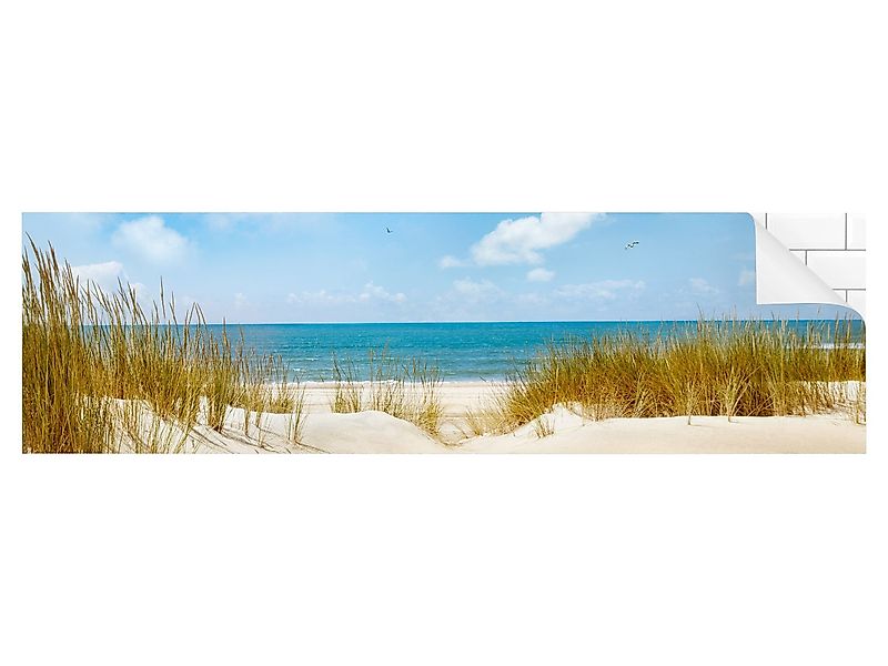 Bilderdepot24 Küchenrückwand beige dekor Natur Strand günstig online kaufen