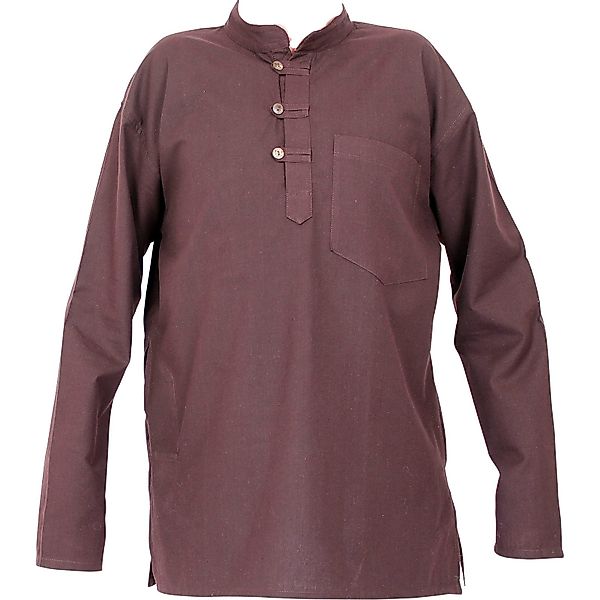 BUDDHA arts&more Langarmhemd Traditionelles Nepalhemd Kurta günstig online kaufen