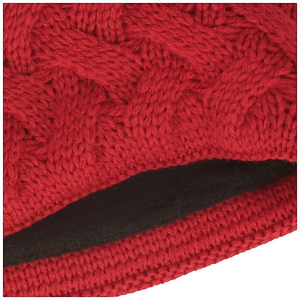 Breiter Stirnband Zopfstrick-Stirnband mit Fleecefutte günstig online kaufen