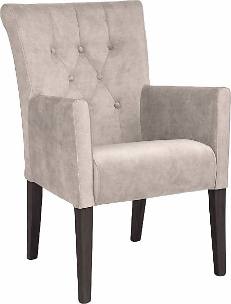 Home affaire Esszimmerstuhl "King" () Esszimmerstuhl mit Knopfheftung günstig online kaufen