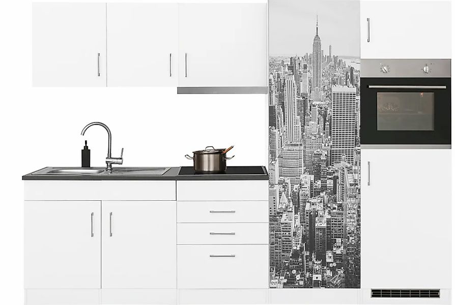KOCHSTATION Küchenzeile "KS-Paris – Küchen mit einzigartigen Fotomotiven au günstig online kaufen