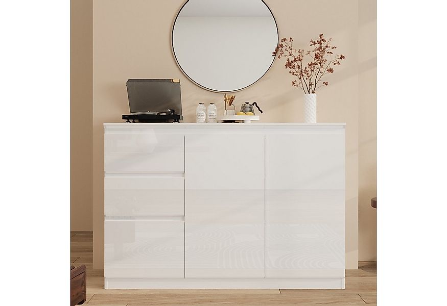 FUFU&GAGA Sideboard aus hochglänzendem PET günstig online kaufen