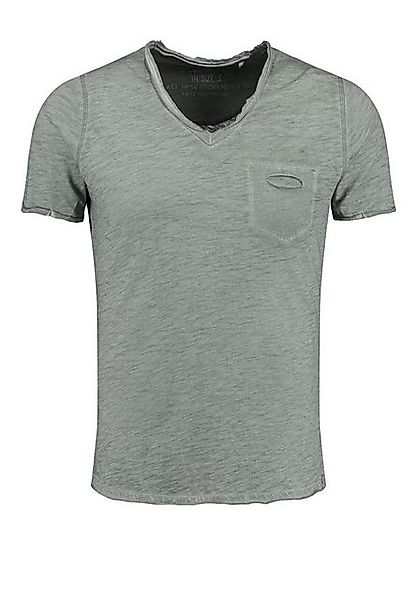 Key Largo T-Shirt Soda vintage Look uni Basic T00619 V-Ausschnitt unifarben günstig online kaufen