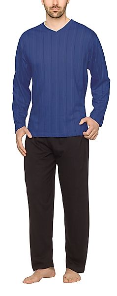 Moonline Pyjama Schlafanzug lang, 100% Baumwolle günstig online kaufen