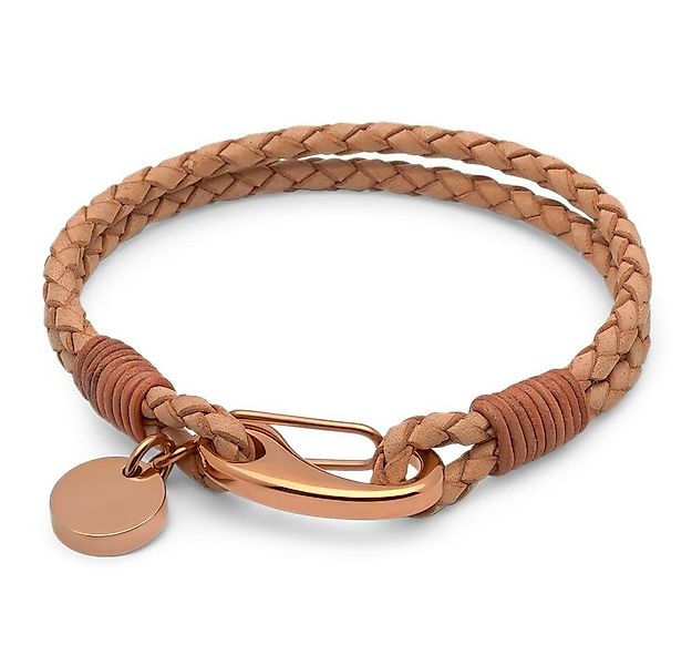 Unique Lederarmband Unique Lederarmband mit Verschluss aus Edelstahl LB0354 günstig online kaufen