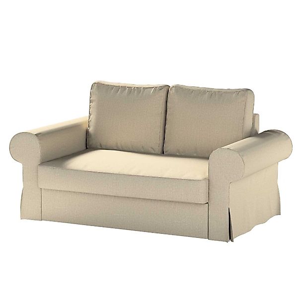 Bezug für Backabro 2-Sitzer Sofa ausklappbar, beige- grau, Bezug für Backab günstig online kaufen