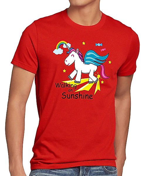 style3 T-Shirt Unicorn Walking on Sunshine günstig online kaufen