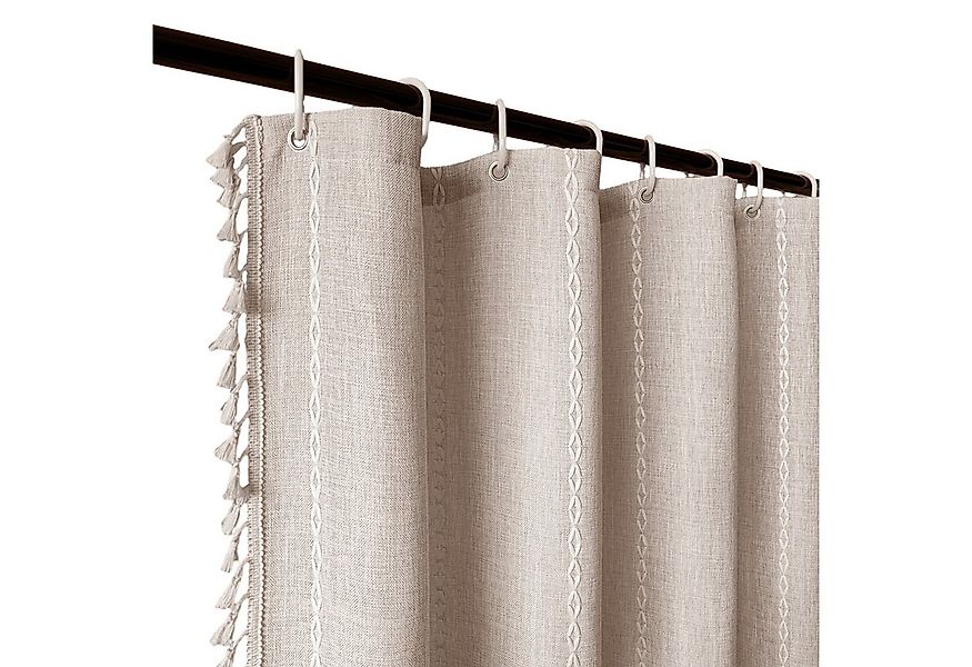 STILVORA Duschvorhang Badvorhang Badewannenvorhang Badezimmer mit Zähnung,w günstig online kaufen