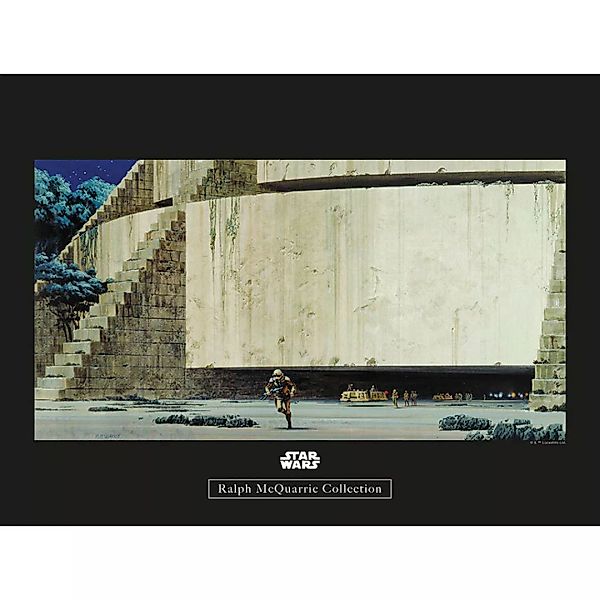 Komar Wandbild Star Wars Classic RMQ Yavin Temple Star Wars B/L: ca. 40x30 günstig online kaufen