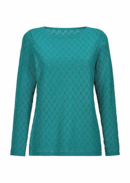 GOLDNER Rundhalspullover "Kurzgröße Strickpullover mit Wabenstruktur" hochw günstig online kaufen