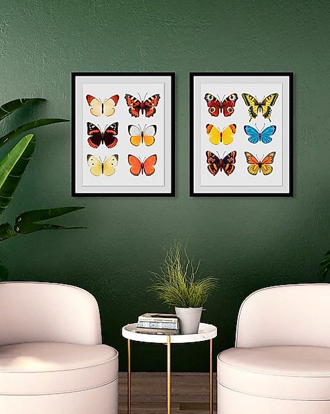 queence Bild »Irina« Insekten   Kunst   Schmetterlinge 1 Stk. tlg. HD Premi günstig online kaufen