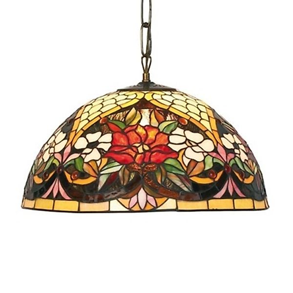 Blumige Hängeleuchte ANTINA, 1 x E27 günstig online kaufen