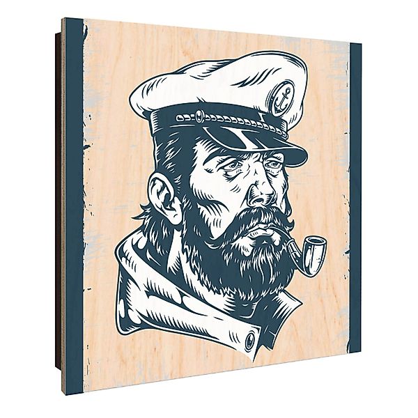 Banjado Schlüsselkasten Holz 30x30cm Schwarz Scharnier Rechts 50 Haken Desi günstig online kaufen