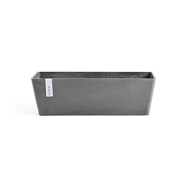 Ecopots Pflanztopf Bruges Grau 55 cm x 17 cm günstig online kaufen