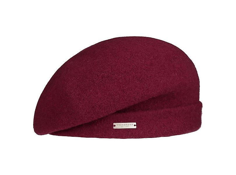 Seeberger Strickmütze (1-St) Wollbaske mit Umschlag günstig online kaufen