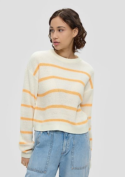 QS Strickpullover Leichter Sommerstrickpullover im Relaxed günstig online kaufen