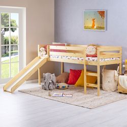 IDIMEX Hochbett BENNY Kinderbett mit Rutsche günstig online kaufen