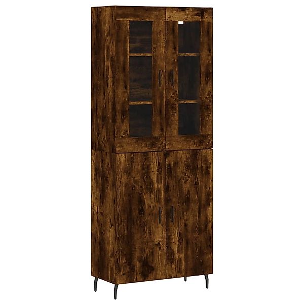 vidaXL Highboard Räuchereiche 69,5x34x180 cm Holzwerkstoff 3198230 günstig online kaufen