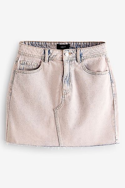 Next Minirock Jeansminirock mit offenem Saum günstig online kaufen