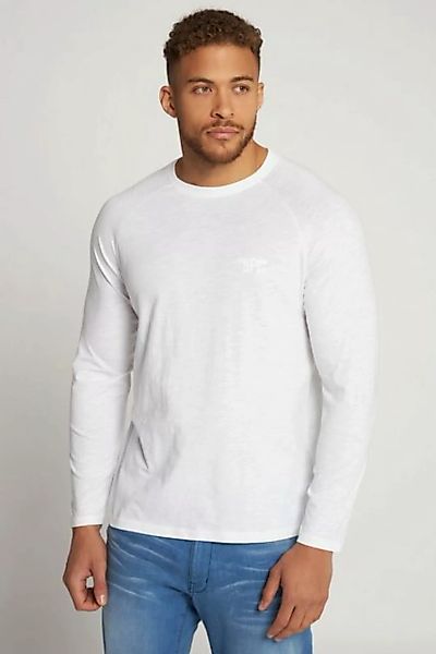 JP1880 T-Shirt Langarmshirt Flammjersey Rundhals Raglanärmel günstig online kaufen