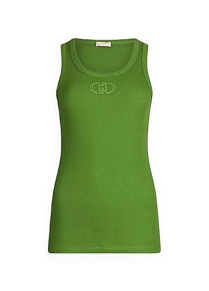 Liu Jo Ripptanktop - Top aus Baumwolle mit Logo günstig online kaufen