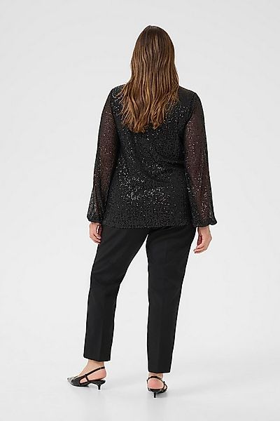 KAFFE Curve Langarmbluse Langarm-Bluse KClaila Große Größen günstig online kaufen