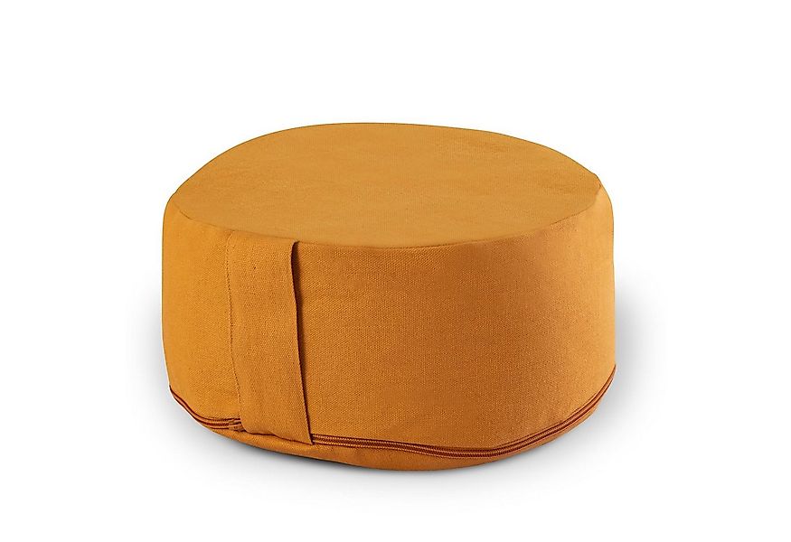 Amagohome Yogakissen Yogakissen Bodenkissen rund H 14xø31 cm mit Buchweizen günstig online kaufen