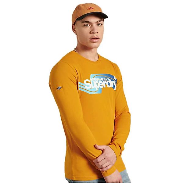 Superdry Core Logo Cali Langarm-t-shirt XL Toasted Orange günstig online kaufen