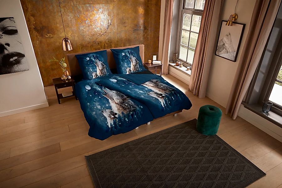 PURE luxury collection Wendebettwäsche "Moon" 2 Stk. tlg. Mikrofaser, 135x2 günstig online kaufen