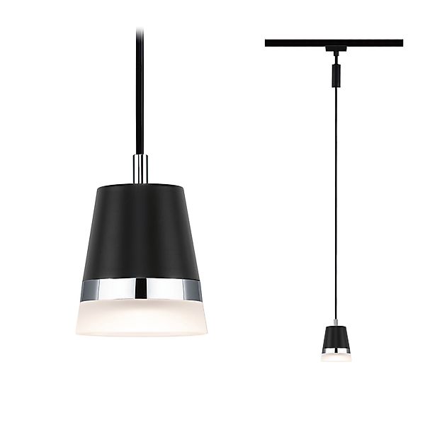 Paulmann "URail Pendel Cone GU10 max. 10W dimmbar 230V Schwarz matt" günstig online kaufen