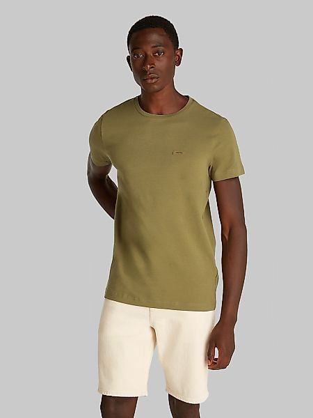 Calvin Klein "STRETCH SLIM FIT T-SHIRT" mit Rundhalsausschnitt günstig online kaufen