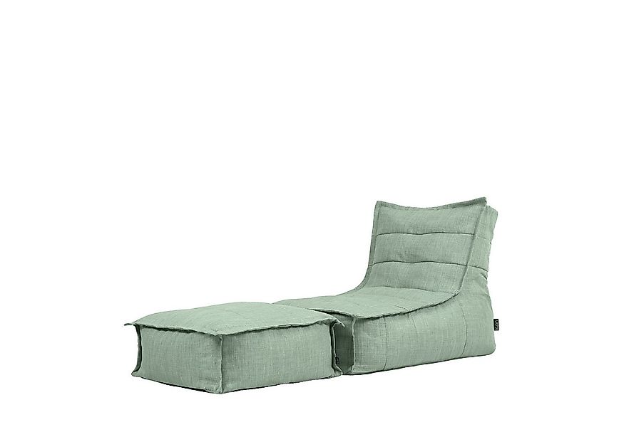 icon Sitzsack Sitzsackgarnitur mit Liege und Fußhocker „Dolce“ (Spar-Set, 1 günstig online kaufen