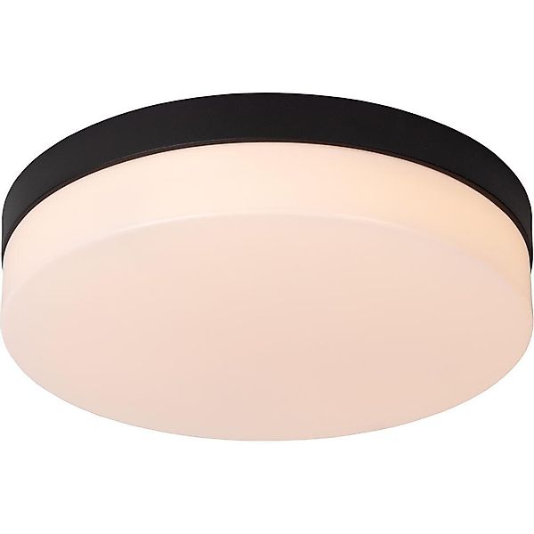 LED Deckenleuchte Biskit in Schwarz 18W 1150lm IP44 280mm günstig online kaufen