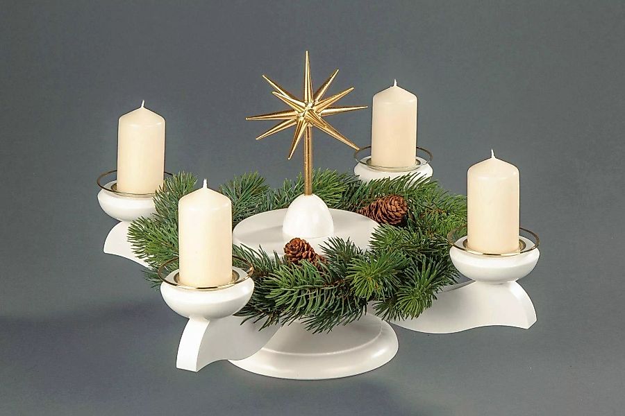 Albin Preissler Adventsleuchter "Weihnachtsstern, Weihnachtsdeko", Ø 29 cm, günstig online kaufen