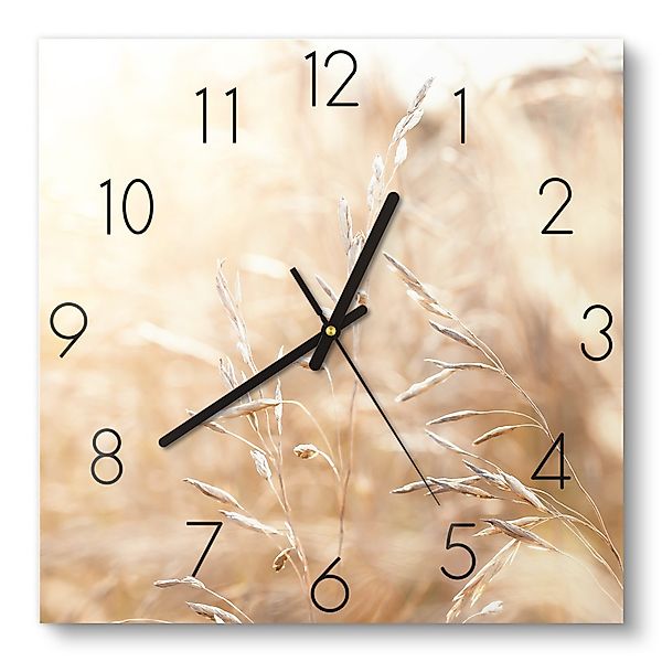 DEQORI Wanduhr 'Felder im Sonnenglanz' (Glas günstig online kaufen
