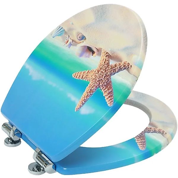 SINOBATH WC Sitz Mit Absenkautomatik MDF Holzkern H149 günstig online kaufen