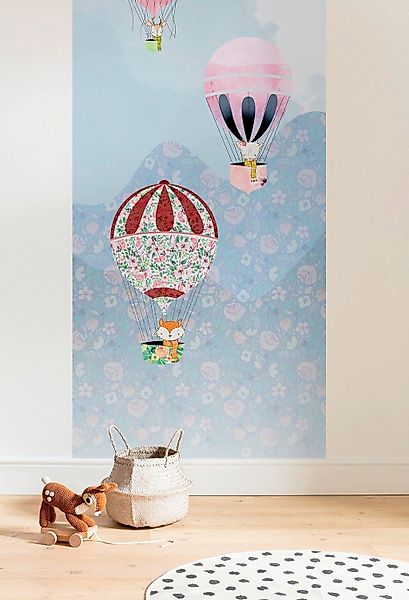 Komar Fototapete Vlies Scribble Park Panel 100 x 250 cm  100 x 250 cm günstig online kaufen